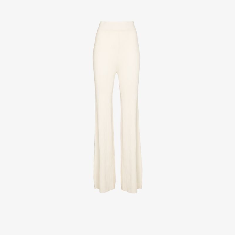 Solaima Flared Knitted Trousers