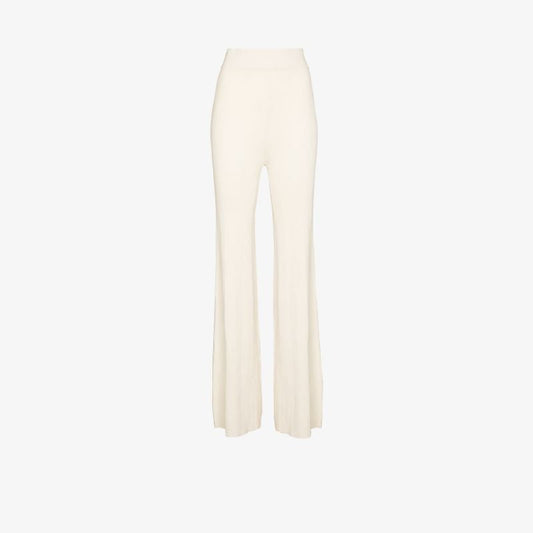 Solaima Flared Knitted Trousers