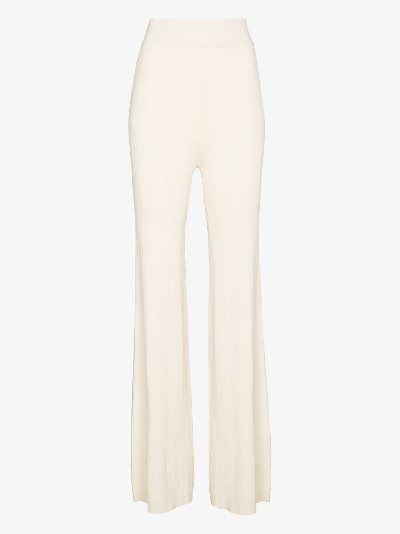 Solaima Flared Knitted Trousers