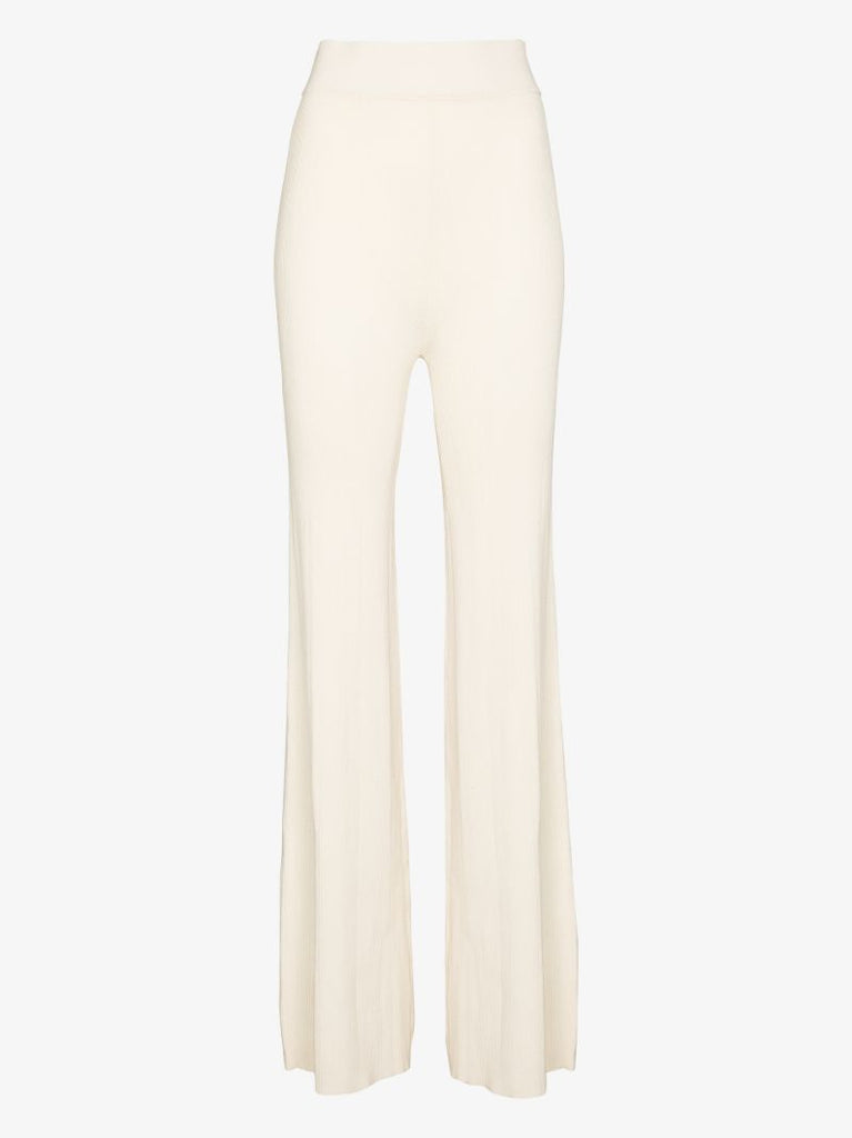 Solaima Flared Knitted Trousers