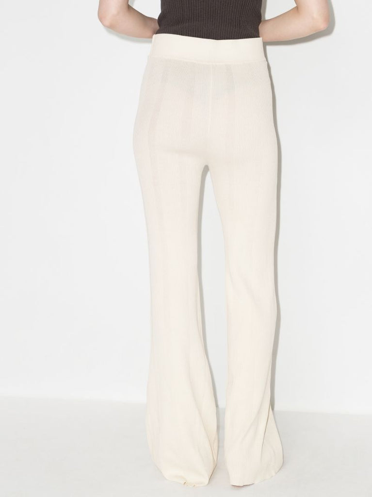 Solaima Flared Knitted Trousers