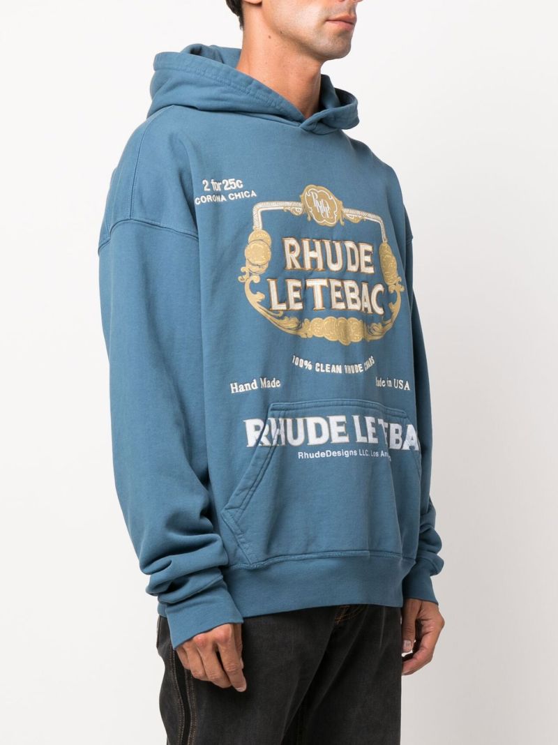 Blue Le Tabac Cotton Hoodie