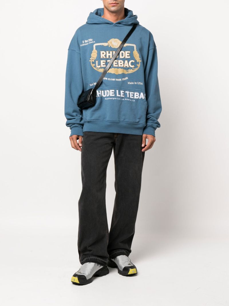 Blue Le Tabac Cotton Hoodie