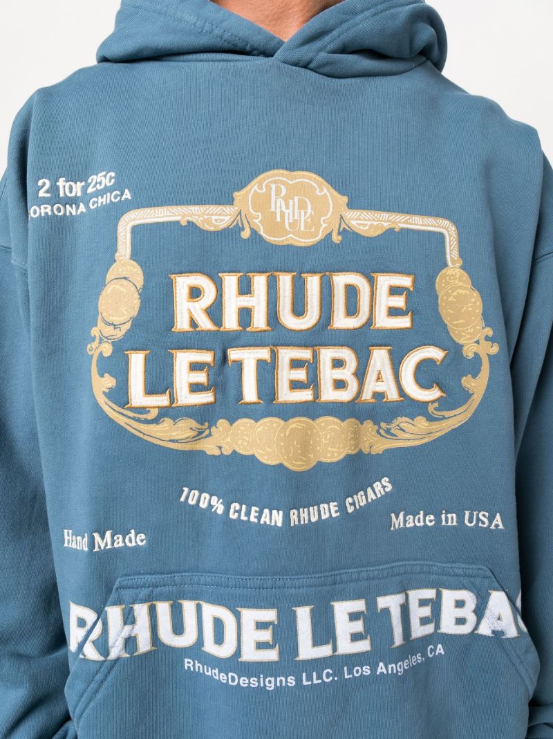 Blue Le Tabac Cotton Hoodie