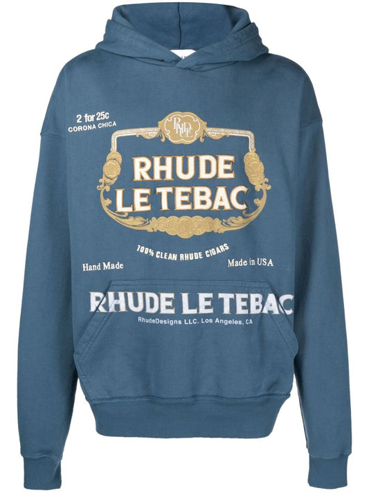 Blue Le Tabac Cotton Hoodie