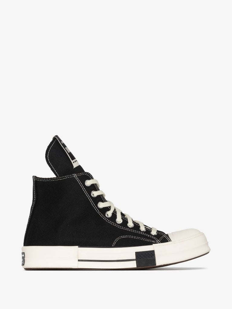 X Converse Black Drkstar High Top Canvas Sneakers