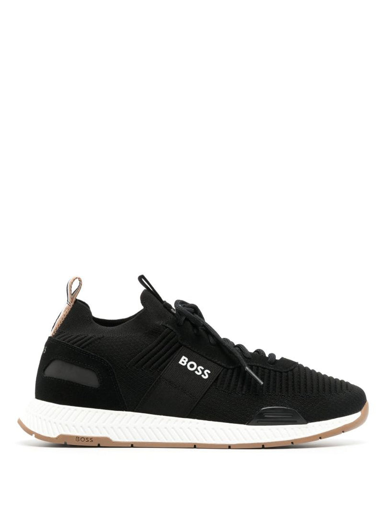 Black Titanium Run Low-top Sneakers
