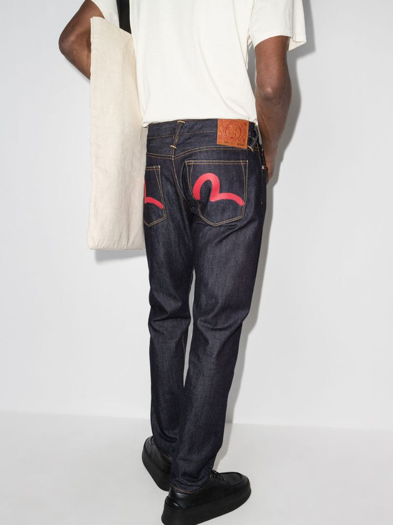 2017 Seagull Print Jeans