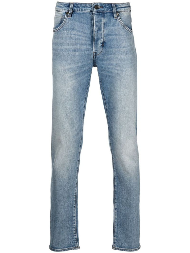 Blue Lou Slim-leg Jeans