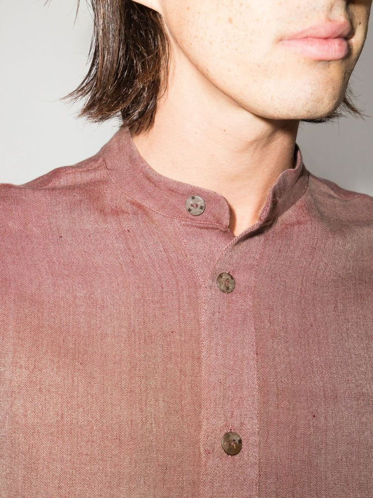Red Tulum Button-down Shirt