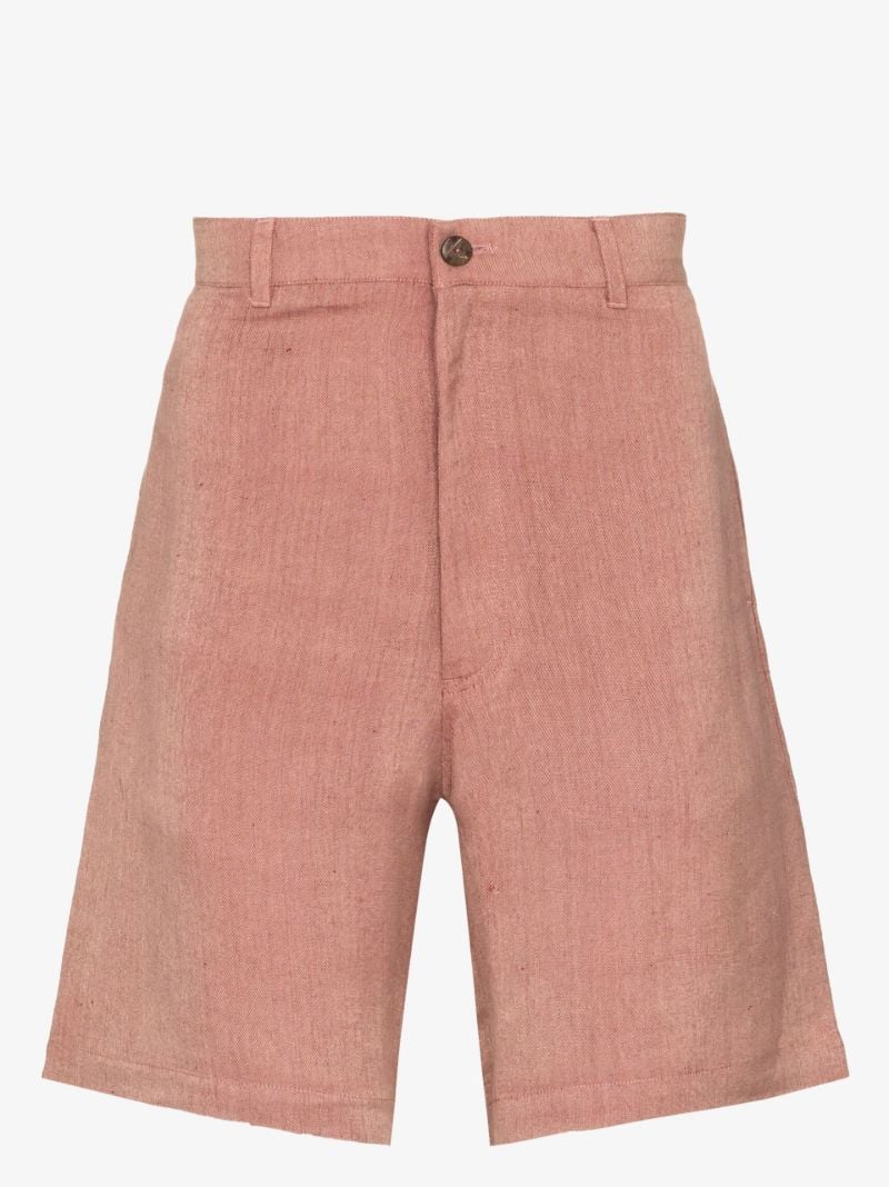 Pink Leeward Bermuda Shorts
