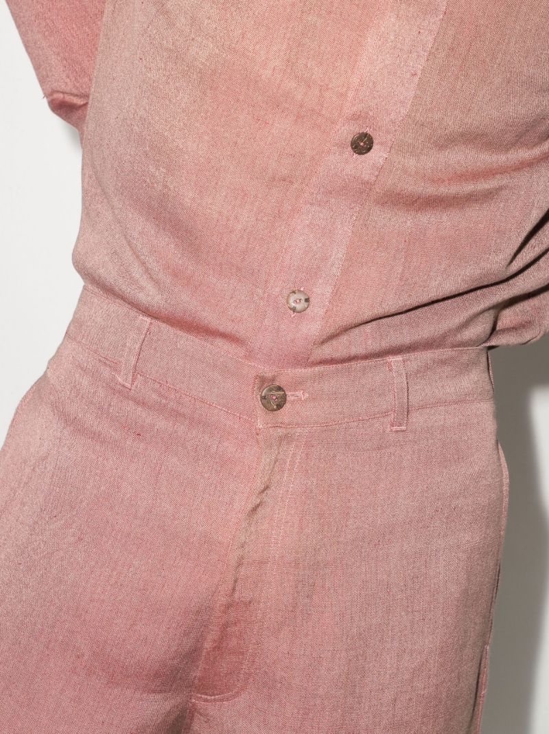 Pink Leeward Bermuda Shorts