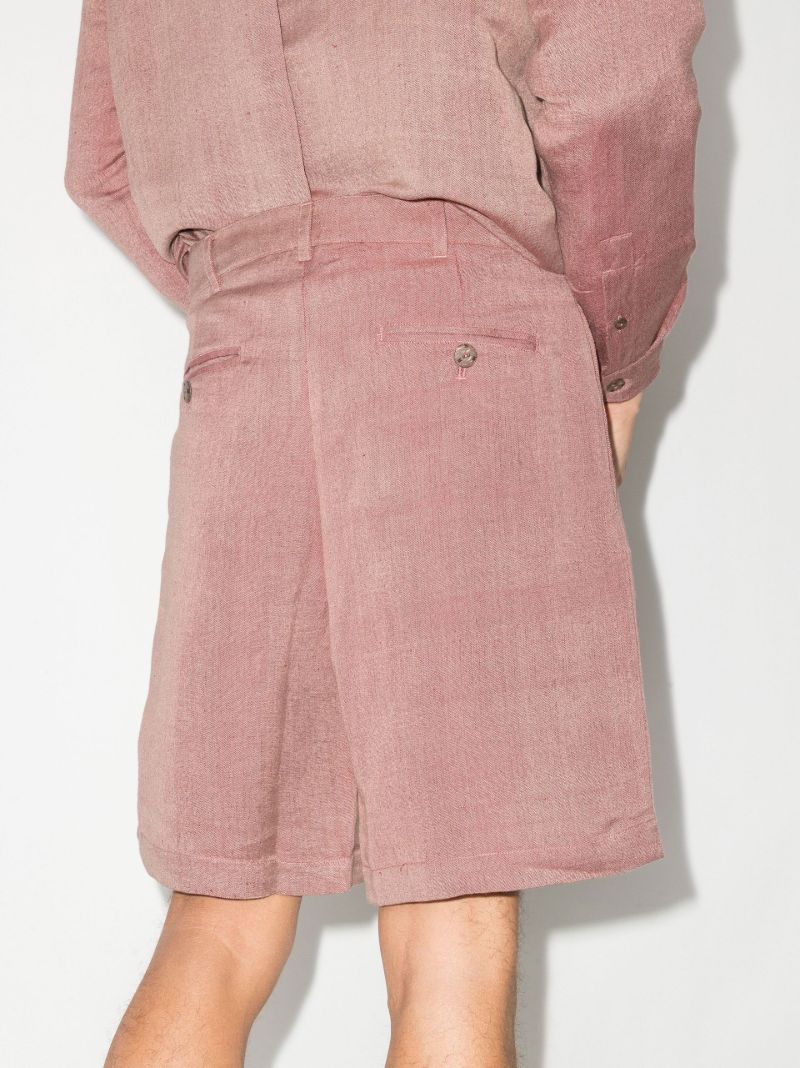 Pink Leeward Bermuda Shorts