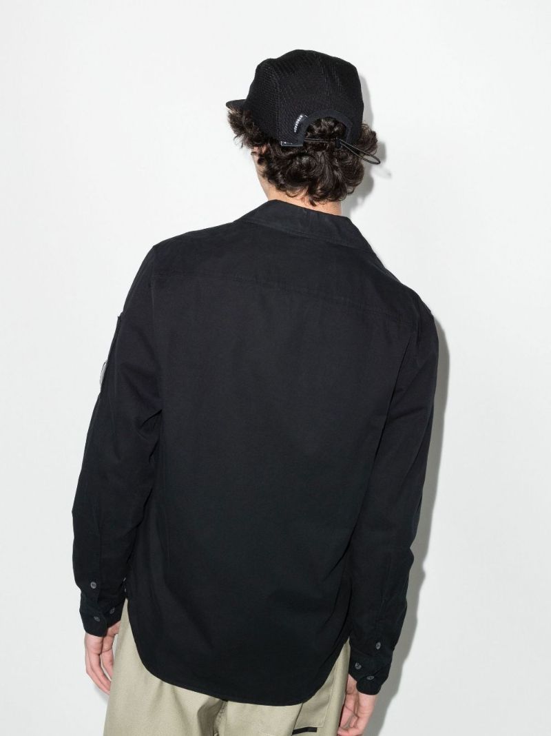 Zip-up Cotton Shirt Jacket