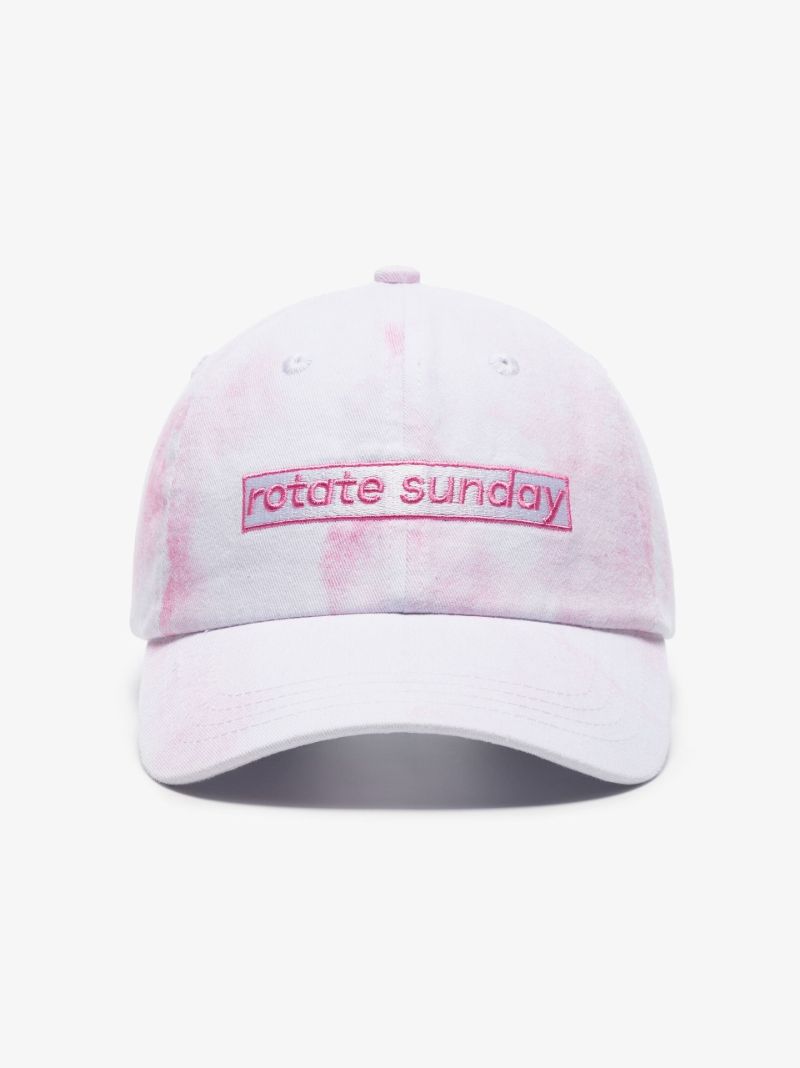 White Logo Organic Cotton Baseball Cap