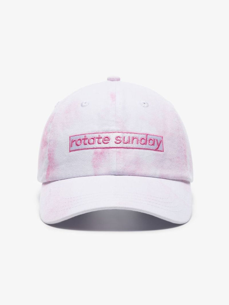 White Logo Organic Cotton Baseball Cap