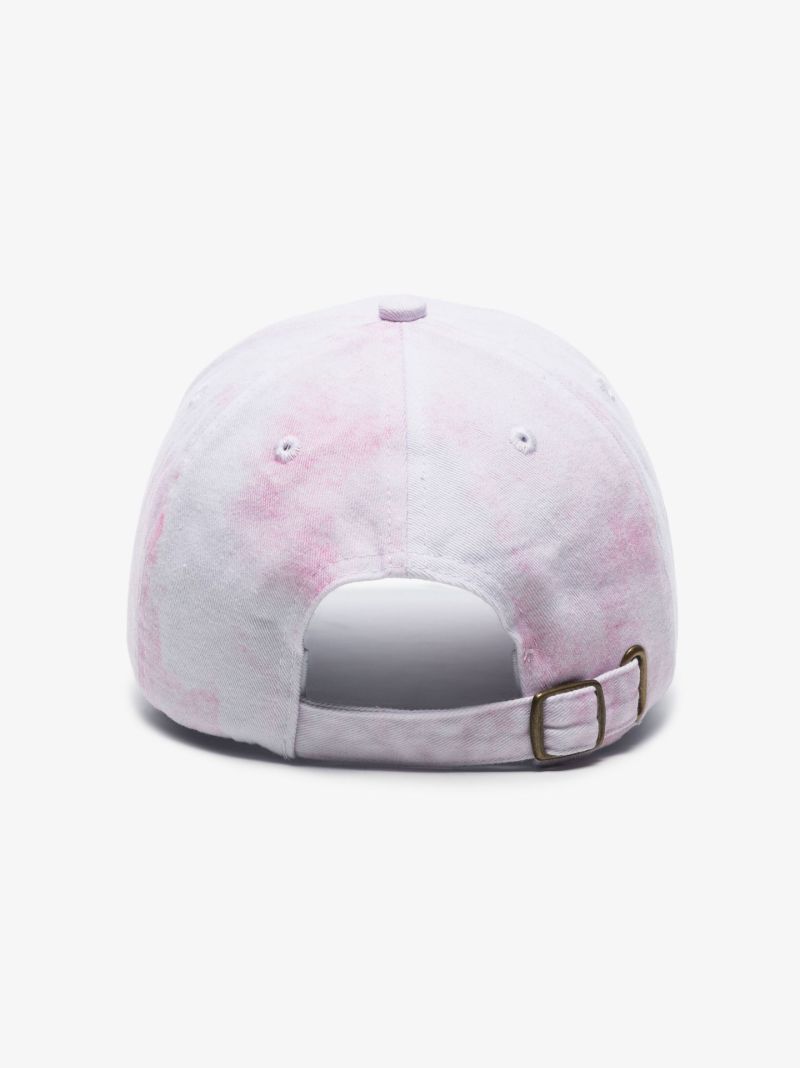 White Logo Organic Cotton Baseball Cap