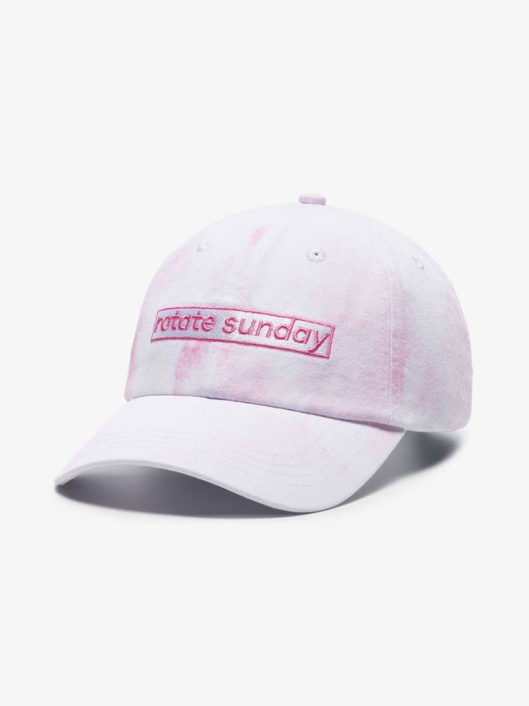 White Logo Organic Cotton Baseball Cap