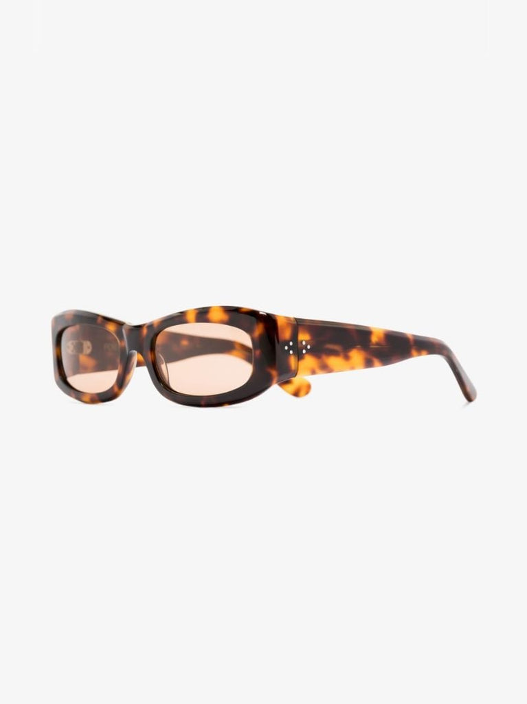 Brown Saudade Rectangular Sunglasses