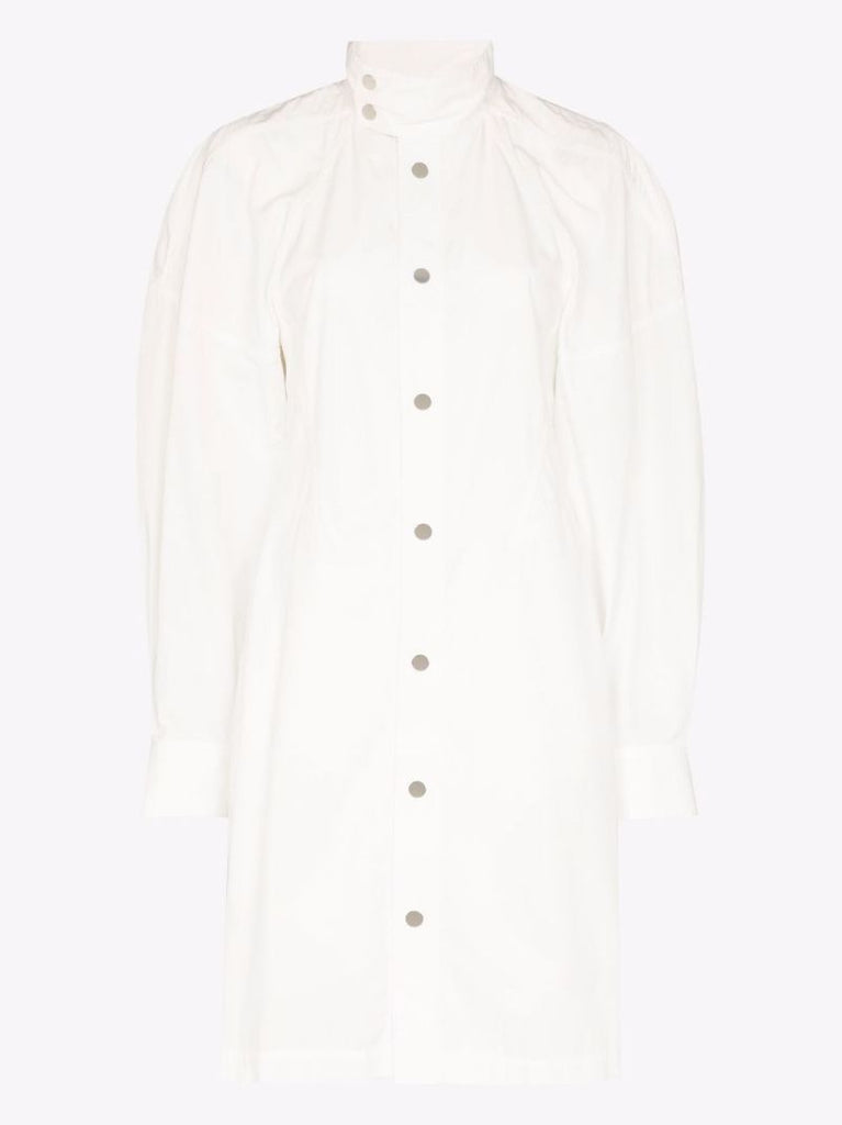 Puff Sleeve Cotton Dress