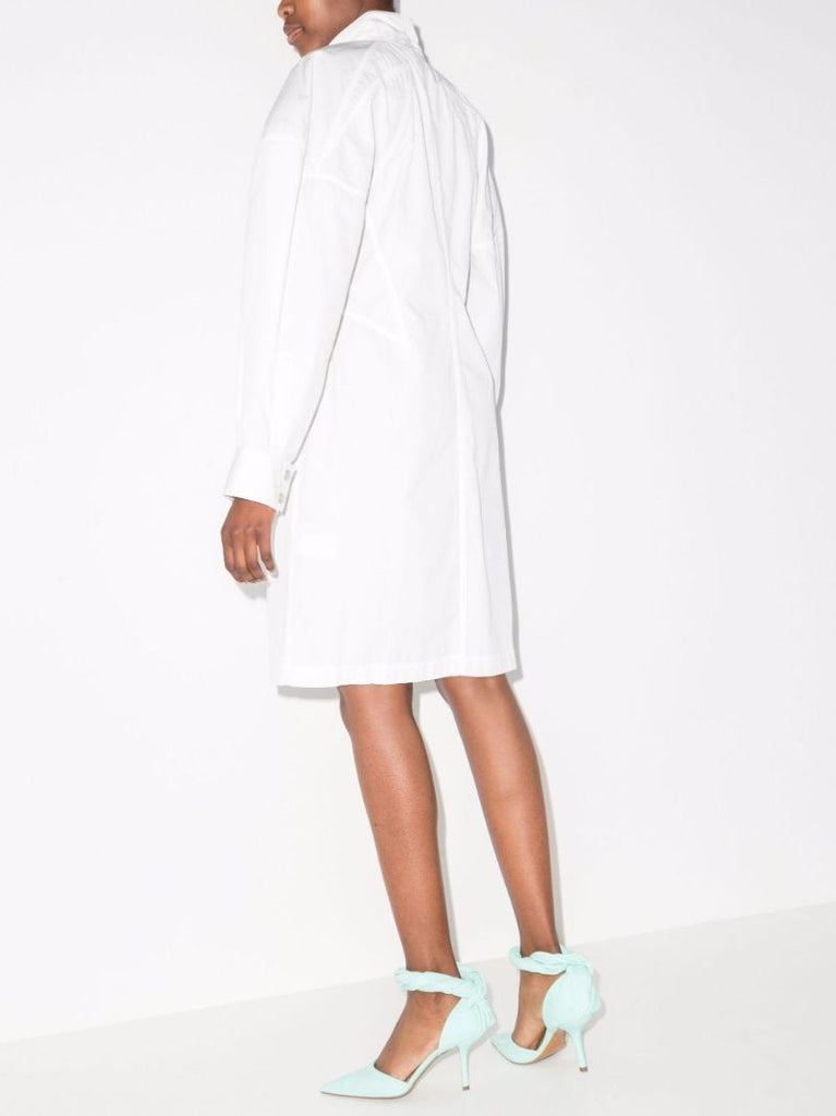 Puff Sleeve Cotton Dress