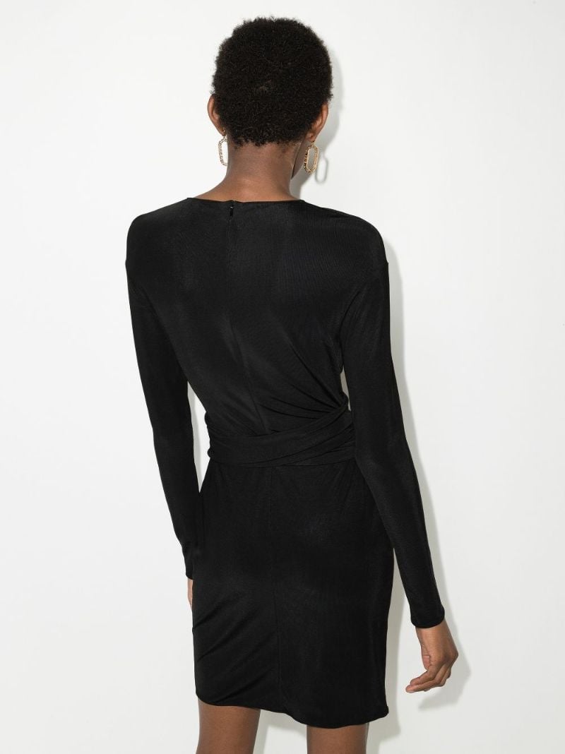 Belted Keyhole Mini Dress