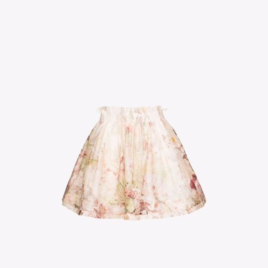 Dancer Flip Organza Flared Mini Skirt