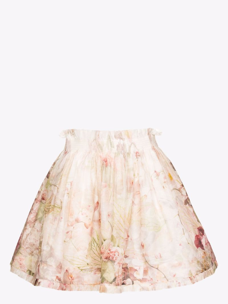 Dancer Flip Organza Flared Mini Skirt