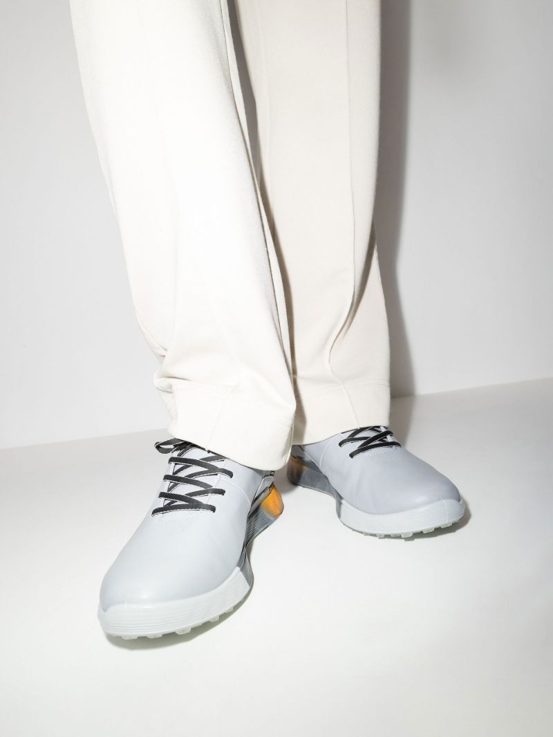 Grey Golf S-three Low Top Leather Sneakers