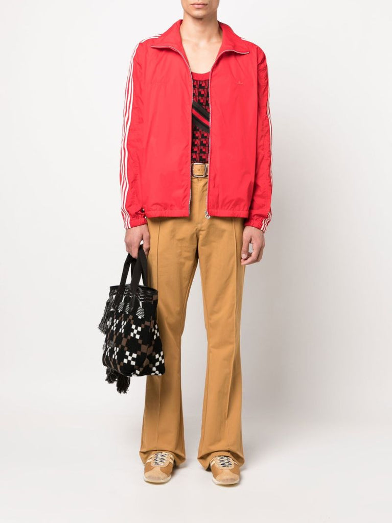 X Wales Bonner Red Windbreaker Jacket