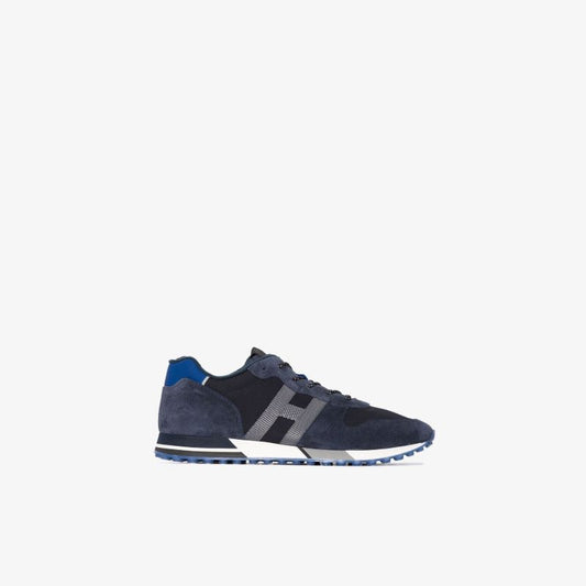 Blue H383 Low Top Suede Sneakers