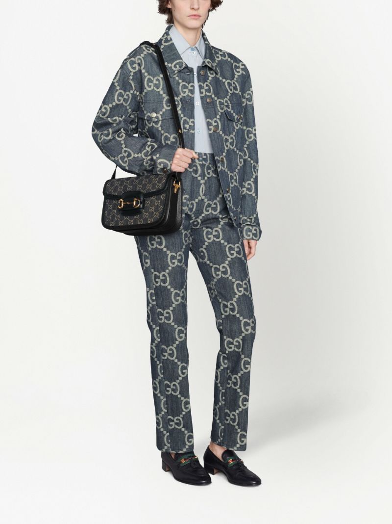 Black Horsebit 1955 Shoulder Bag