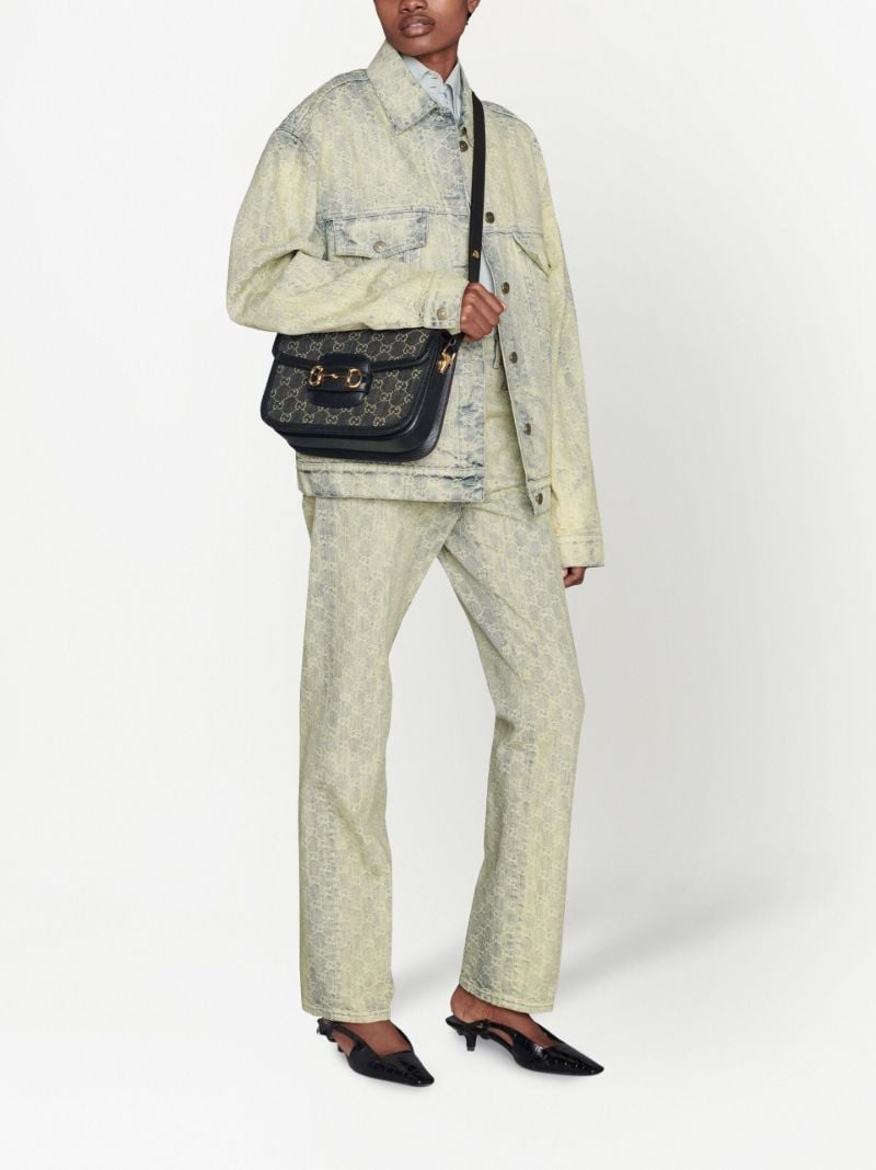 Black Horsebit 1955 Shoulder Bag