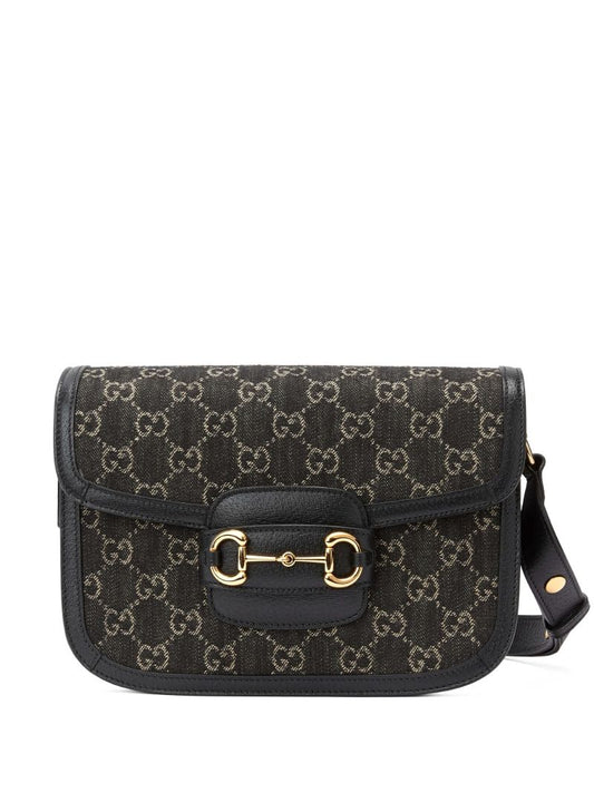 Black Horsebit 1955 Shoulder Bag