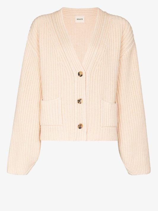 Lea Ribbed Cashmere Cardigan