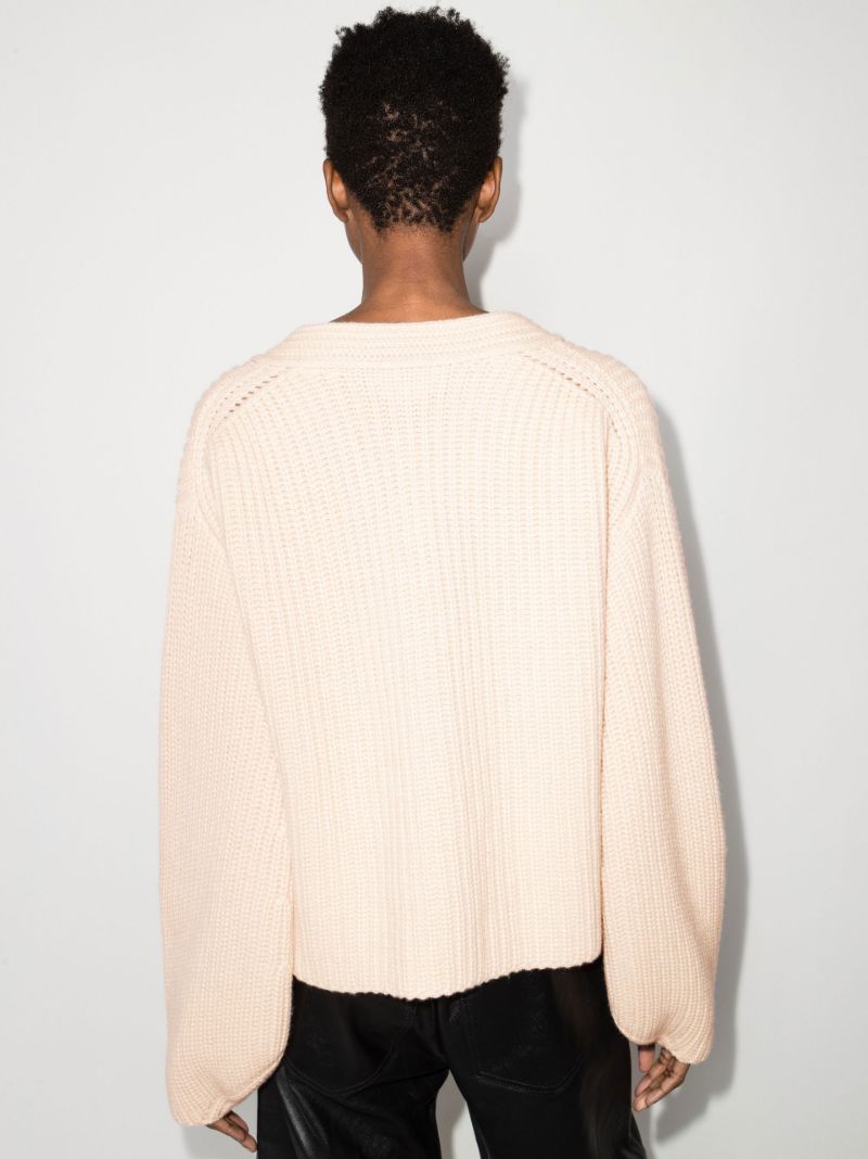 Lea Ribbed Cashmere Cardigan