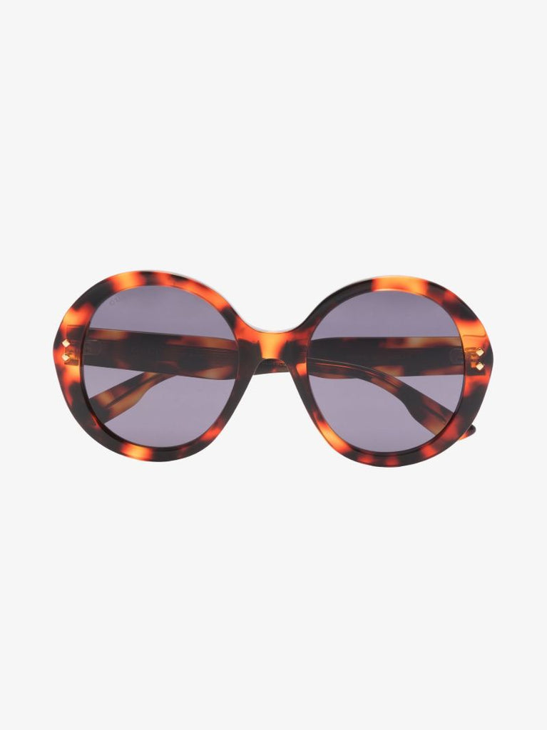 Brown Round Tortoiseshell Sunglasses