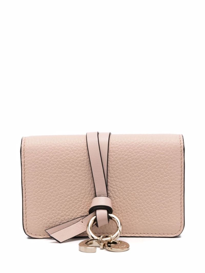 Pink Alphabet Logo Charm Carholder