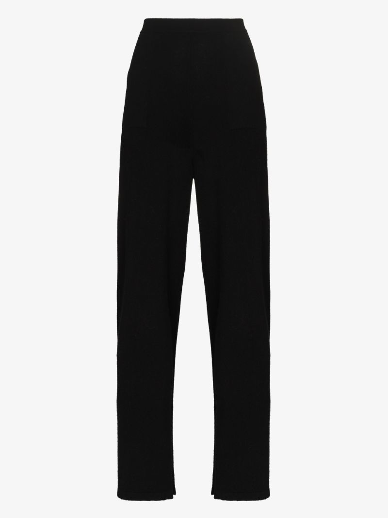 Flared Cashmere Trousers