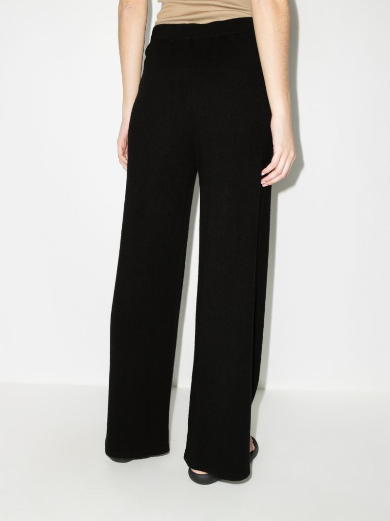 Flared Cashmere Trousers