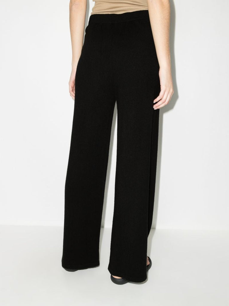 Flared Cashmere Trousers