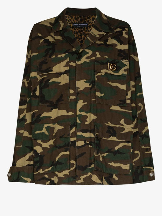 Camouflage Print Cotton Jacket