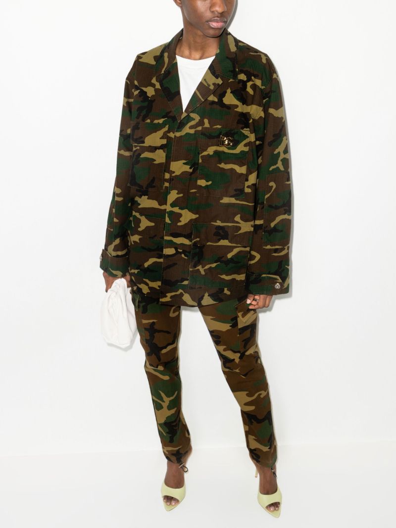 Camouflage Print Cotton Jacket