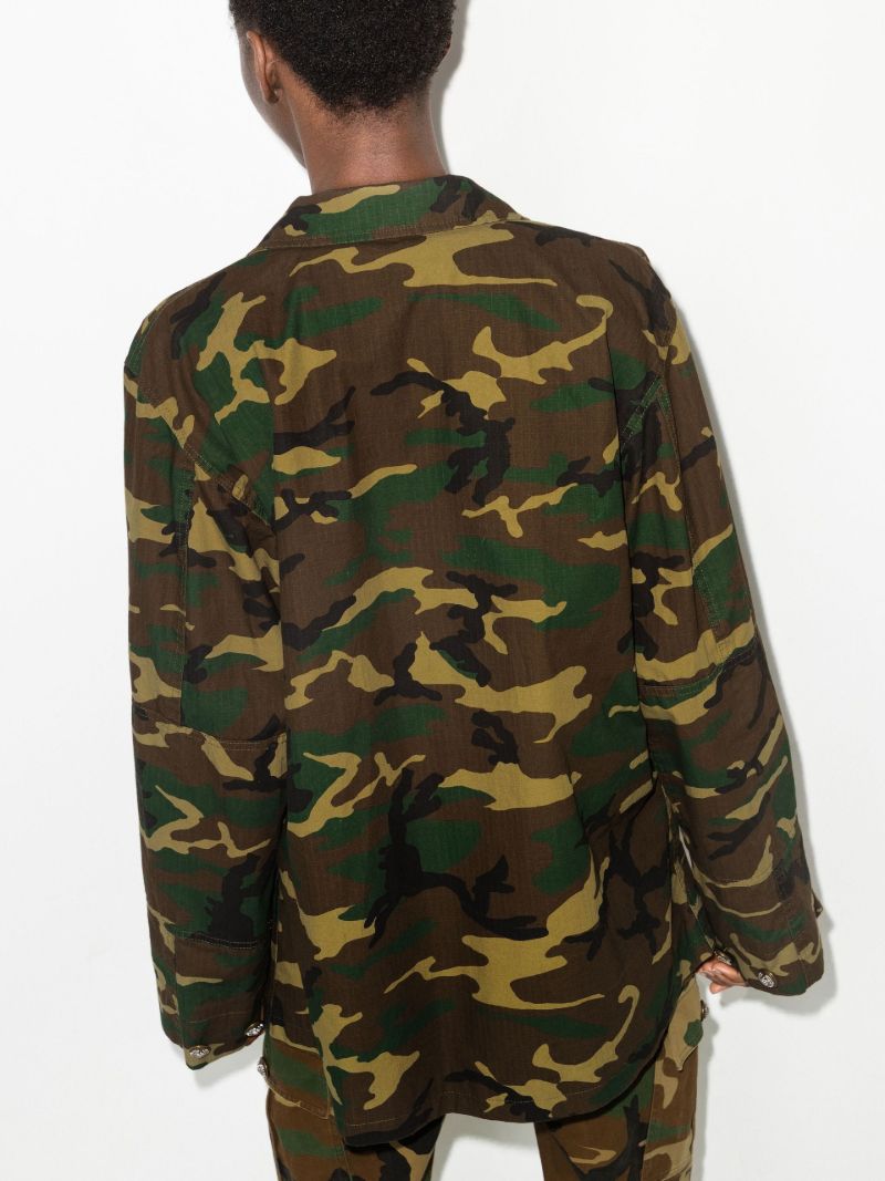 Camouflage Print Cotton Jacket