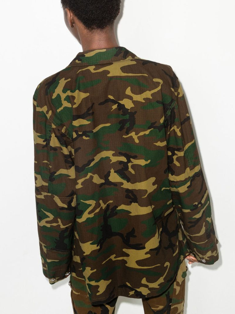 Camouflage Print Cotton Jacket