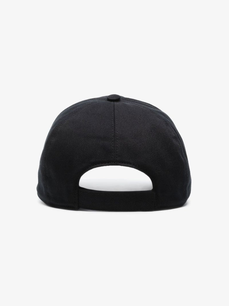 Black Logo Embroidered Baseball Cap