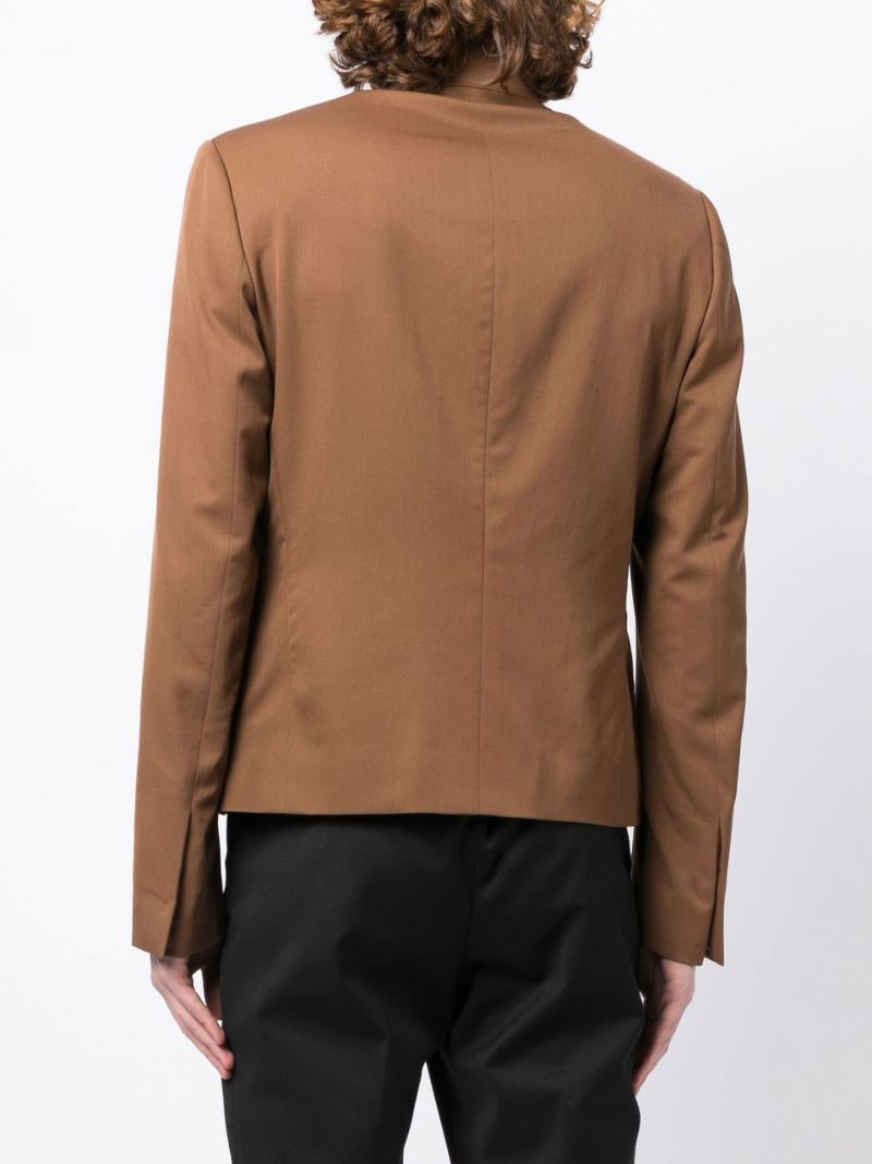 Officer Band-collar Jacket