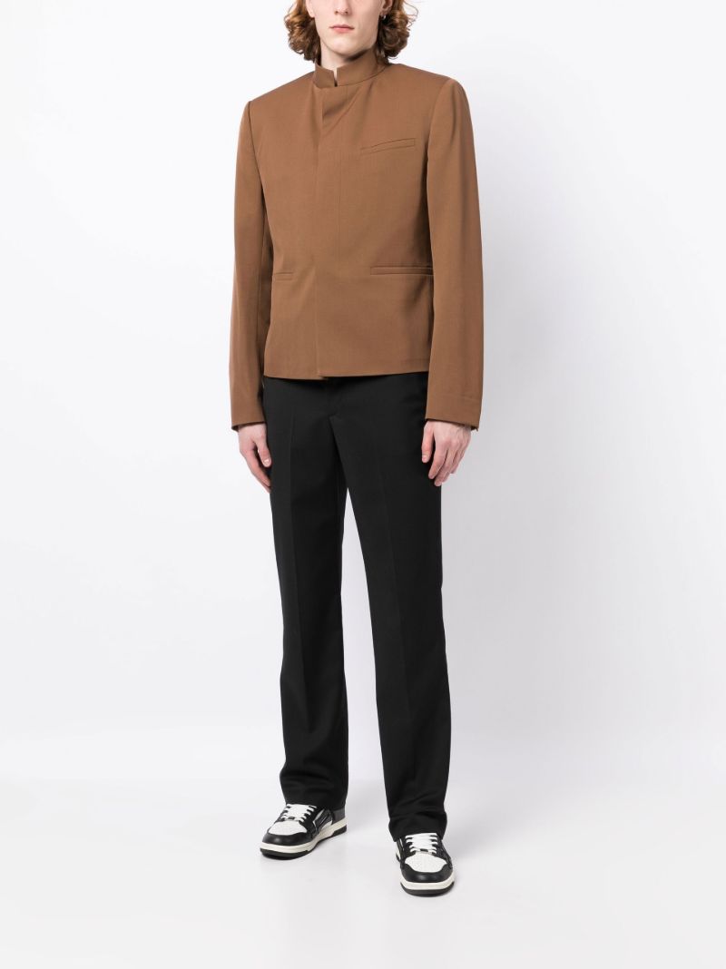 Officer Band-collar Jacket