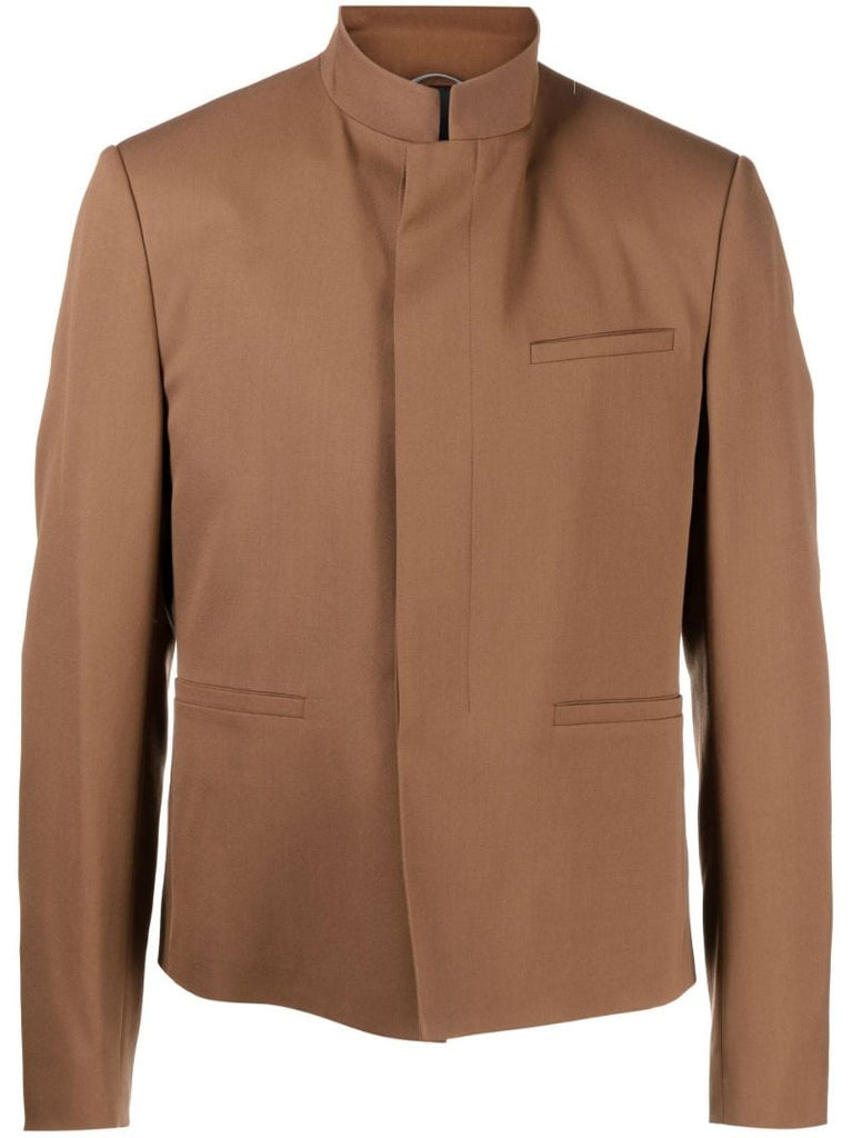 Officer Band-collar Jacket