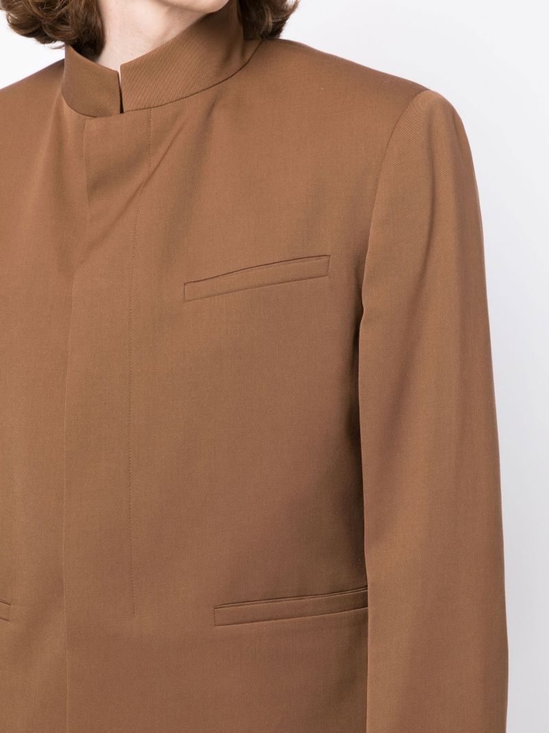 Officer Band-collar Jacket